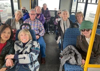 Park City Seniors on a bus