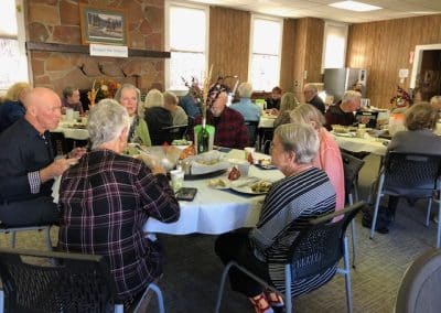 Weekly lunch at the Park City Senior Center